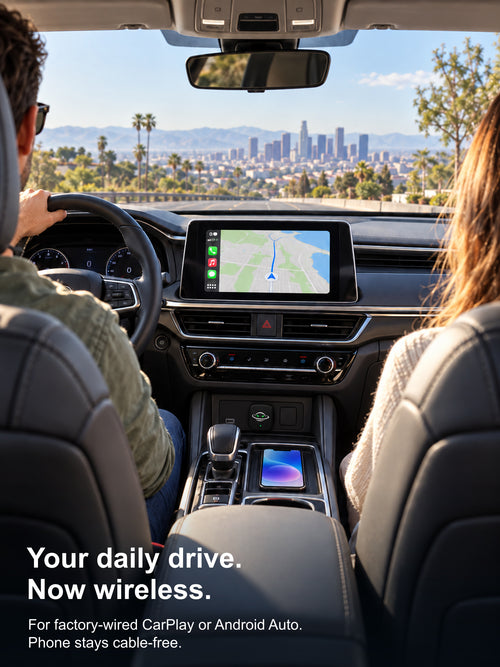 MINGMA  2-in-1 Wireless CarPlay & Android Auto Adapter