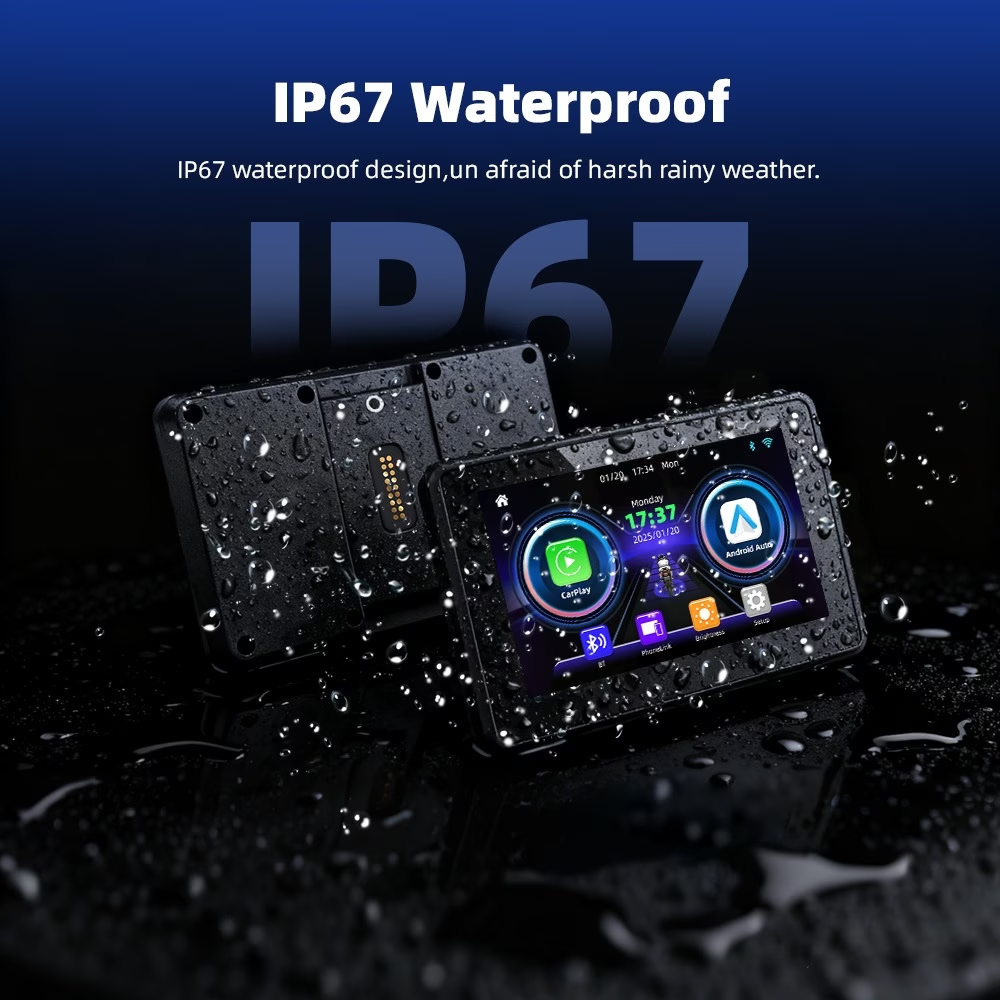 M3A Motorcycle Navigator (for BMW)|Five-inch IPS DisplayWireless CarPlay & Android Auto|Plug & Play GPS Screen|Bluetooth 5.3+WiFi|Perfectly Adapted to BMW Models (Mounting Brackets Not Included)
