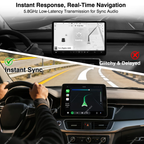 2-in-1 Wireless CarPlay Adapter for Cars, CarPlay Adapter